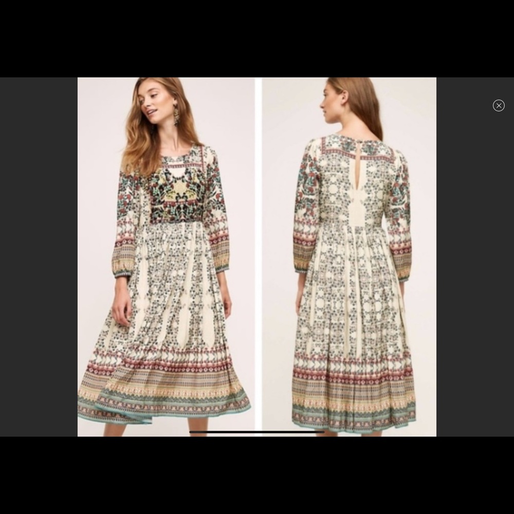Anthropologie Far Fields Dress